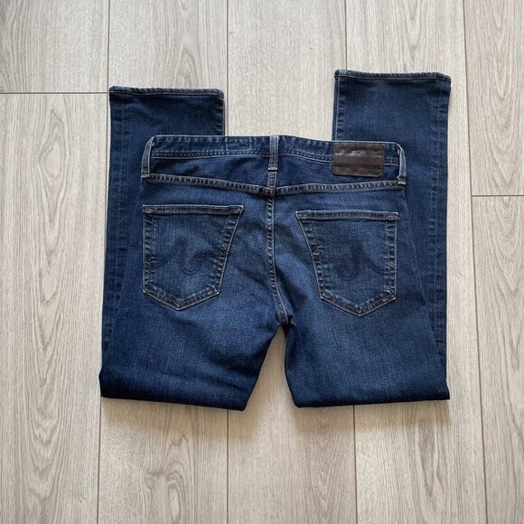 Adriano Goldschmied the Matchbox Slim Straight Jeans mens Midrise Blue 5 Pocket - Picture 6 of 6